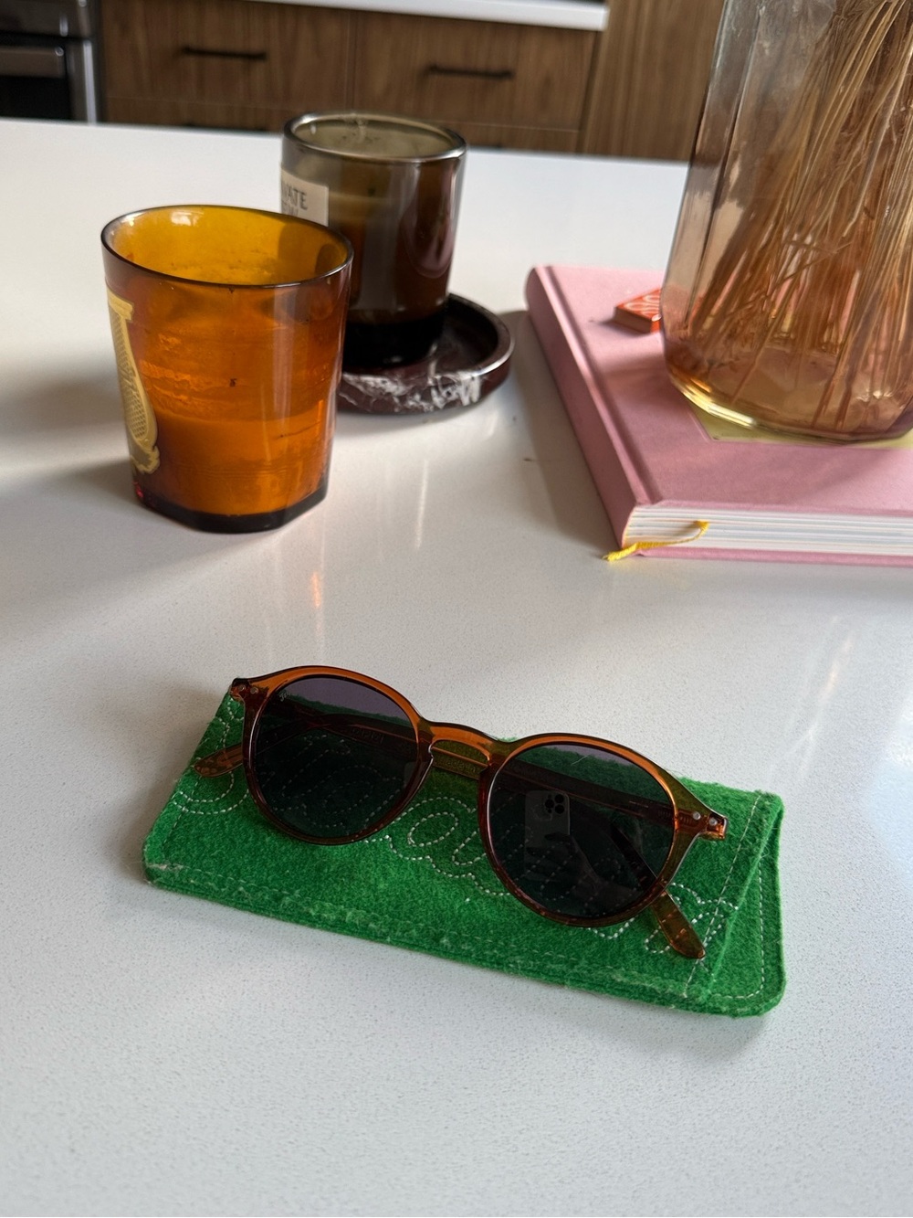 Izipizi unisex Sunglasses - Sun in Orange/purple